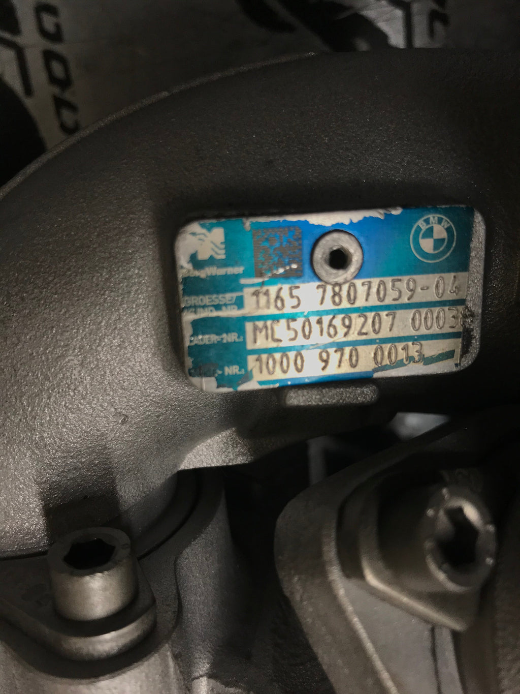 2005-08 BMW 535D R2S KP39-89 + K26-04 Turbo 10009880013 - Turbo Parts Canada Inc.