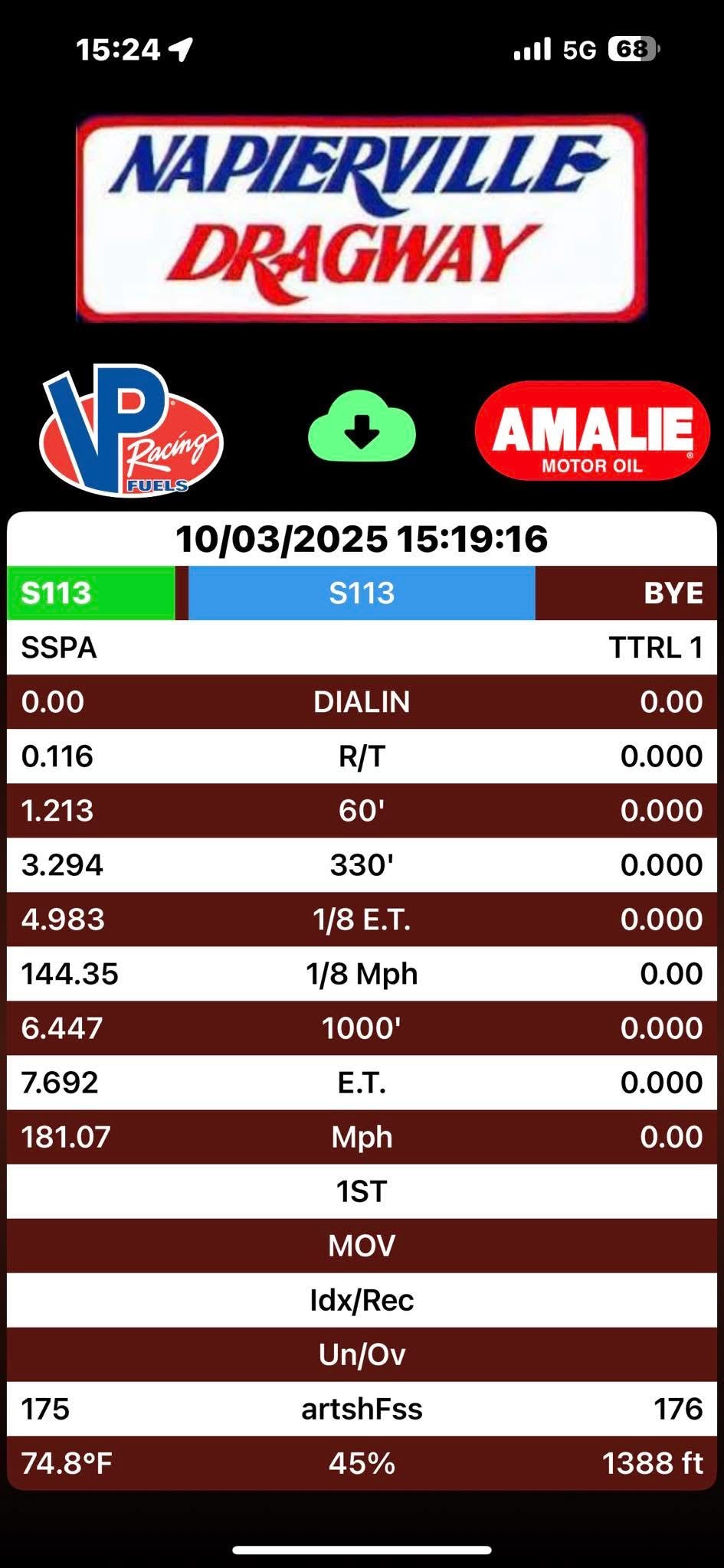 7.6 sec pass